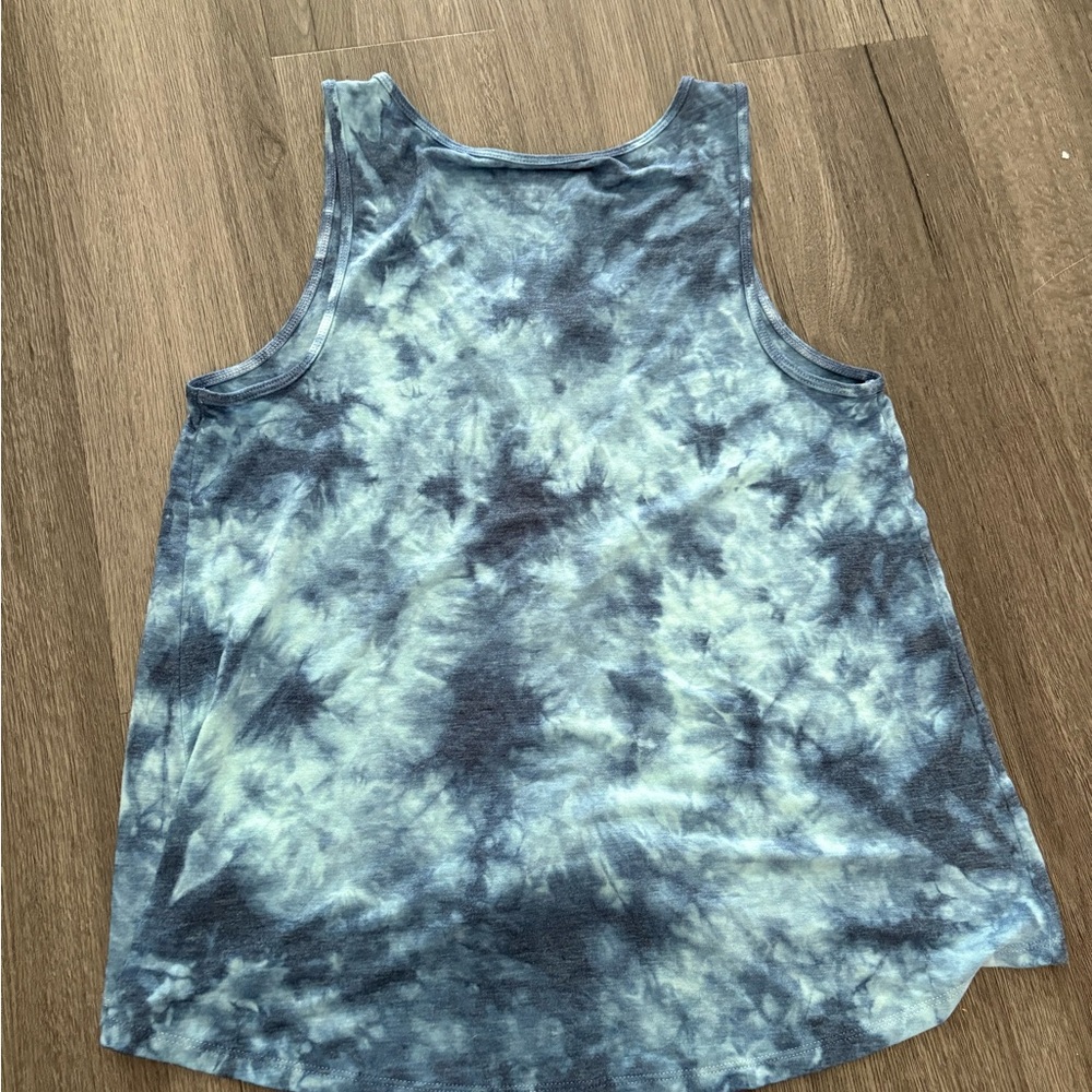 Mudd Women's Tie-Dye Tank Tops - Red/orange and Blue - Picture 12 of 14